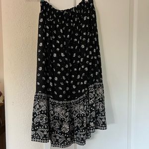 Long skirt 100% rayon